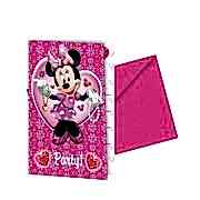 Minnie Mouse 6 Zarf + 6 Davetiye İngilizce Doğum Günü Parti Kartı