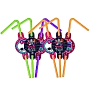 Monster High 6lı Pipet Doğum Günü Parti Pipeti Ucuz Kamış Konsept