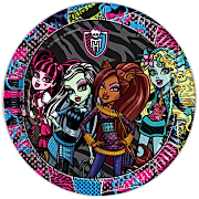 Monster High 10lu Tabak Doğum Günü Parti Tabağı 23cm Ucuz Konsept