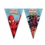 Örümcek Adam, Spiderman Flama Bayrak Doğum Günü Parti Süsleri 