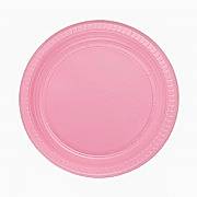 Pembe 25 Adet Tabak 22 cm Doğum Günü Parti Tabağı 