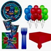 Pija Maskeliler, Pj Masks 8 Kişilik Doğum Günü Parti Seti Paketi