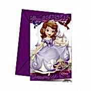 Prenses Sofia Doğum Günü Parti Davetiyesi Sofya 6 Zarf+6 Davetiye