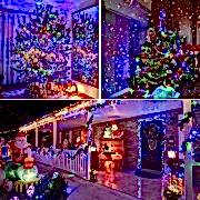 Renkli Yılbaşı Çam Ağacı Süsleme Işığı 10 metre Led Lambaları