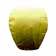 1 Adet Uçan Sarı Dilek Feneri Özel Gün Dilek Balonu Kandili