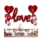 Sevgililer Günü 14 Şubat Dekorasyon Seti, Romantik Doğum Günü