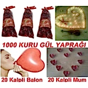 Sevgiliye Sürpriz Doğum Günü Kafede, Evde Masa Süsleme Paketi