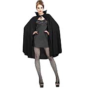 Siyah Pelerin Kapşonlu Halloween Partisi Cadılar Bayramı Kostümü