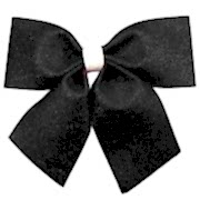 Siyah Simli Eva Fiyonk Büyük Kurdele Parti Aksesuarı, Kurdela