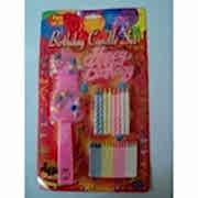 Spatula,Kalın Mum,İnce Mum Set Doğum Günü Parti Malzemesi.