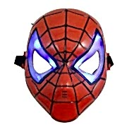Spiderman Işıklı Maskesi Örümcek Adam Doğum Günü Işıklı Maskeleri
