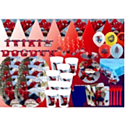 Spiderman Konseptli Doğum Günü Paketi, Örümcek Adam Temalı Set