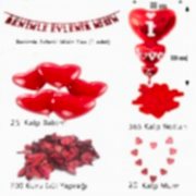 Sürpriz Evlilik Teklifi, Romantik Mekan Süsleme Hazırlık Paketi