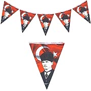 Türk Bayrağı, Atatürk Süslemesi, 19 Mayıs Süsleme Malzemeleri Flama