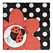 Uğur Böceği 20li Peçete 33x33cm Doğum Günü Parti Ucuz Konsept