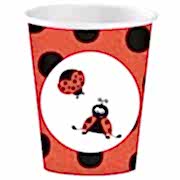 Uğur Böceği 8li Bardak 200ml Doğum Günü Parti Bardağı Ucuz