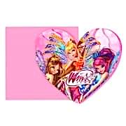 Winx 6 Davetiye+6 Zarf Doğum Günü Parti Davetiyesi, Winks Konsept