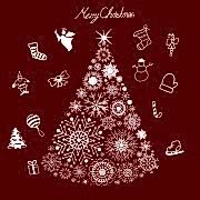 Yılbaşında Mağaza Camı Kapı Pencere İçin Beyaz Yapışkanlı Sticker